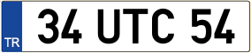 Truck License Plate